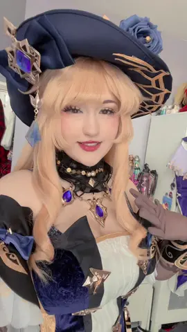 Brought back my favourite cos ever 🥹 #navia #hoyocreators #cosplay #GenshinImpact #naviacaspar #naviacosplay #genshin #genshinimpactcosplay #genshincosplay 