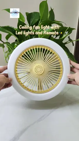 #LED fan light that can rotate 360 degrees  #ceilinglight #fan #ledlights #Summer #ceilingfan 