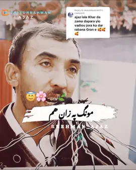 Replying to @shouaibsadaat0 مونگ پہ زان ھم د جانان پہ شان معین یو ❤️🥰۔ #sadpoetry #pashtopoetry #tiktokviralvideo #poetry #fyt #zaiturrahmanajaz @📿 SA SAJJAD TYPIST 📿 @Zaiturehman Ajiz 
