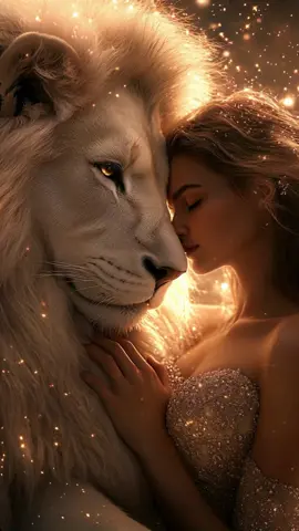 You Won’t Believe This Enchanted Love Story Between a Woman and a Lion!#FantasyLove#EnchantedStory#BeautyAndTheBeast#SoulConnection#MagicalMoment#MysticalWorld#DreamyVibes#LoveAndCourage#FantasyRomance#EpicLove