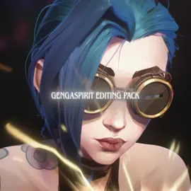 after a few ccs ive finally made an editing pack with my main settings :) thank you so much for the support and 85k followers 🫶🏻 (link is in bio) #jinx #arcane #payhip #gengaspirit 