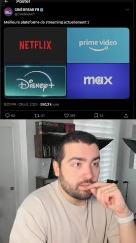 la meilleure plateforme de streaming #netflix #max #hbo #appletvplus 