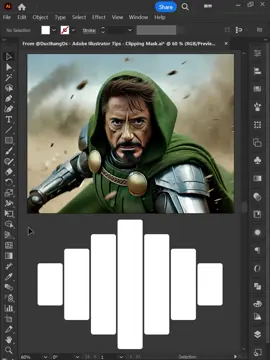 Adobe Illustrator Tips - Make Clipping Mask have multiple shapes  #ducthangds #illustratortutorial #illustratortricks #illustratortips #illustratortips #illustratorskills 