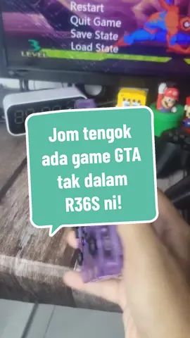 Ada GTA ke? GTA? Seriuslah, kenapa ramai yang tanya game GTA? Hmm, jom kita tengok #r36s #gameretro #gameconsole #handheldgame #gta 
