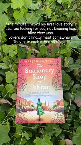 Roya loves nothing better than to while away the hours in the local stationery shop run by Mr. Fakhri. The store, stocked with fountain pens, shiny ink bottles, and thick pads of writing paper, also carries translations of literature from all over the world. And when Mr. Fakhri introduces her to his other favorite customer -- handsome Bahman, with his burning passion for justice and a shared love for Rumi's poetry -- Roya loses her heart at once. But around them, life in Tehran is changing. #thestationeryshopoftehran #marjankamali #books #booksquote #onlinebooksshopping #stationeryshopoftehran #booksreels