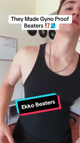 Where have these gyno proof beaters been all my life #gyno #ekkobeaters #tanktop #Loveyourboobs 