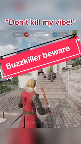 Karma for the buzzkill #chivalry2 #bard #recorder #flute #dnd #dndtiktok #medievaltiktok 