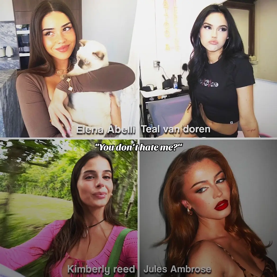 ugh i love them so much (not xander 🙉) #slideshow #elenaabelli #tealvandoren #kimberlyreed #julesambrose #nicorusso #ronanastor #xanderknight #joshchen #fy #trend 