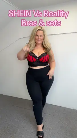 SHEIN vs Reality ❤️❤️ im a 38F and i ordered everything in a size 20. Most of them are sets but i wasnt willing to show all #bras #sets #SHEIN #SHEINforAll #SHEINCurve #loveshein #fyp #dollyholly86 @SHEIN @SHEINUS  