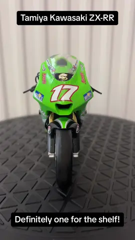 Kawasaki ZX-RR. Great kit to build #tamiya #modelkit #reveal #model #ASMR #hobby #fyp #motorbike #kawasaki @Kawasaki UK  @Kawasaki USA 