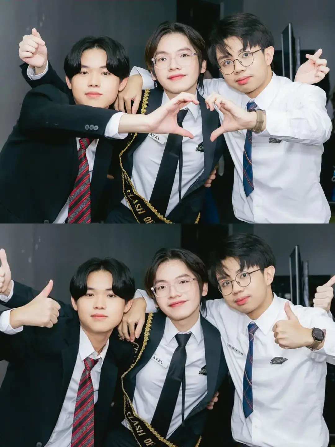 semangat kuliahnya yaa #kevin #sandy #axel #NUS #clashofchampions #fyp 