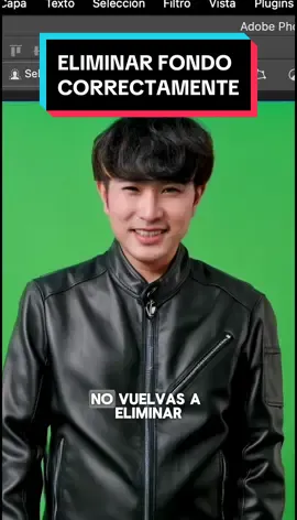 Eliminar fondo de croma perfectamente en Photoshop #photoshopale #photoshop #croma #cromakey #fondo #eliminarfondo 