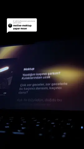 @b' adlı kullanıcıya yanıt veriliyor Mektup- Motive, UZI & Aksan #fyp #song #lyrics #motive #uzi #aksan 