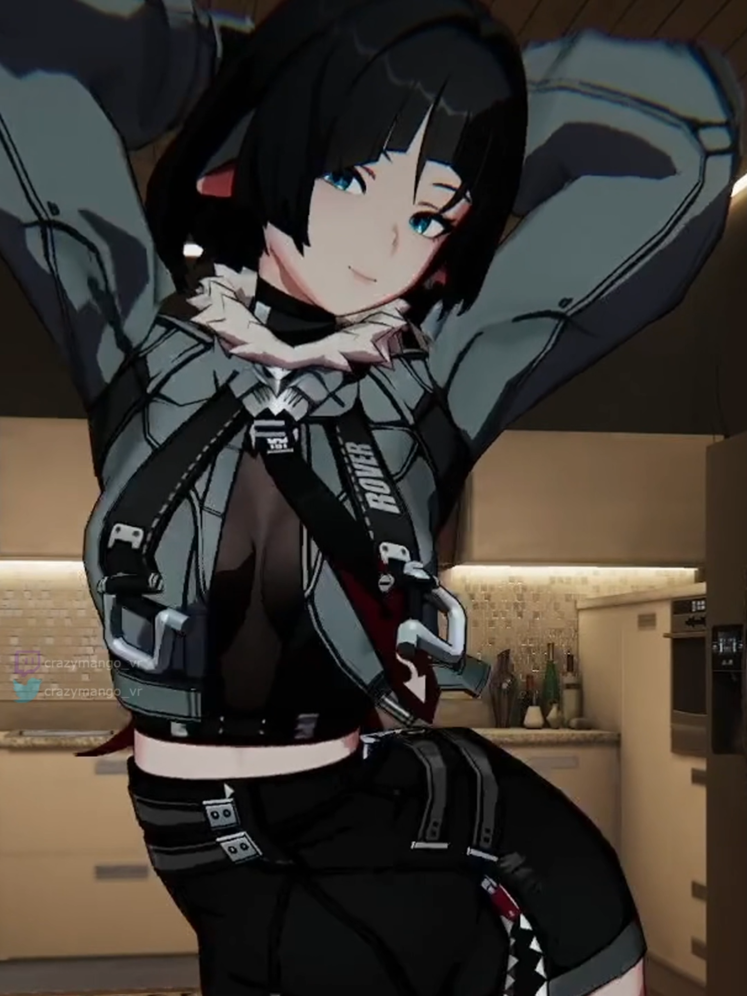 Rat girl wiggles #crazymango #vr #janedoe #zenlesszonezero #zerotwo #dance