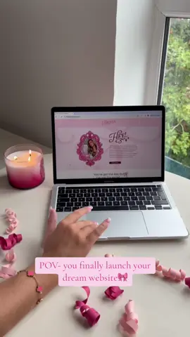 My Dream Website🎀☁️🩰   #newwebsitelaunch  #prettywebsite #fyp  #onlinehaireducation #girlythings #blowdrystyle #beautytips #trending 