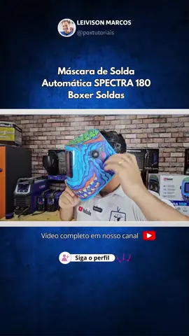 Conheça a Máscara de Solda de auto escurecimento SPECTRA 180 da @Boxer Soldas  Vídeo completo no canal Pox Serralheria Tutoriais no YouTube! Link do Vídeo: https://youtu.be/FyNnzZwAhaw?si=OsQ4tcsRm-BWJj3o Link do produto: https://mercadolivre.com/sec/2wtPvc6 #mascara #mascaradesolda #spectra360  #spectra180 #soldador #Solda #metalurgia #metalúrgico #soldalaser #eletrodorevestido #serralheria #serralheiro #boxersoldas