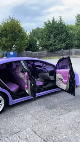 💜💜💜💜👑 #purple #civic #jdm #jdmlife #morado.   #kirumi #interior #tapizados #tapizadomorado #jdmlife #jdmcars #viral #foryou #paratipage #cargirl #mugen #viraltiktok #hondas #jdmaesthetic 