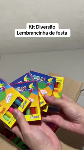 Eu amo lembrancinha para as crianças brincarem 😍😍 #kitdiversao #massinha #shopee #preparativos #festa #DIY #facavocemesmo 