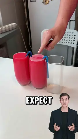 How The Straw Siphon Liquid Experiment Works Explained In Physics (📸: black_hacking) #experiment #foryou #viral