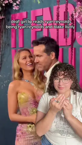 the way blake is absolutely unfazed #ryanreynolds #deadpool #blakelively #itendswithus #ryanreynoldsisdeadpool #lipreadinggirl #lipreading #deaf #deaftok #lipreading #deaf #deafcan #deafcommunity #deafculture #deafworld #deafawareness #deafyounglife #hardofhearing #hoh #signlanguage #tismejackieg #jackiegonzalez Disclaimer: Lip reading is not a reliable form of communication, all statements are alleged. 🫶