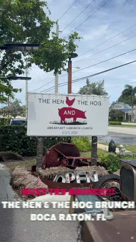The Hen and The Hog made it with eaaaase drove up to boca it was worth the drive did not regret whatsoever. The vibes was there and the food was made with heart man MUST HAVE: Secret Lemonade, Shrimp N Grits, Brisket Nachos, Banana Cream Pie Pancake Locations: 2151 N Federal Hwy, Boca Raton, FL 33431 3003 N Federal Hwy, Pompano Beach, FL 33064 #bocaraton #bocaratonfood #bocaratonfoodies #browardfoodie #palmbeachcounty #miamifoodie #miami #brunch #brunchtime #delicious #yummy #miamirestaurants #resturant 