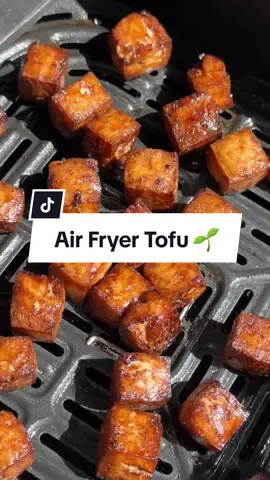 No cornstarch is needed to make this flavorful air fryer tofu!  COMMENT 