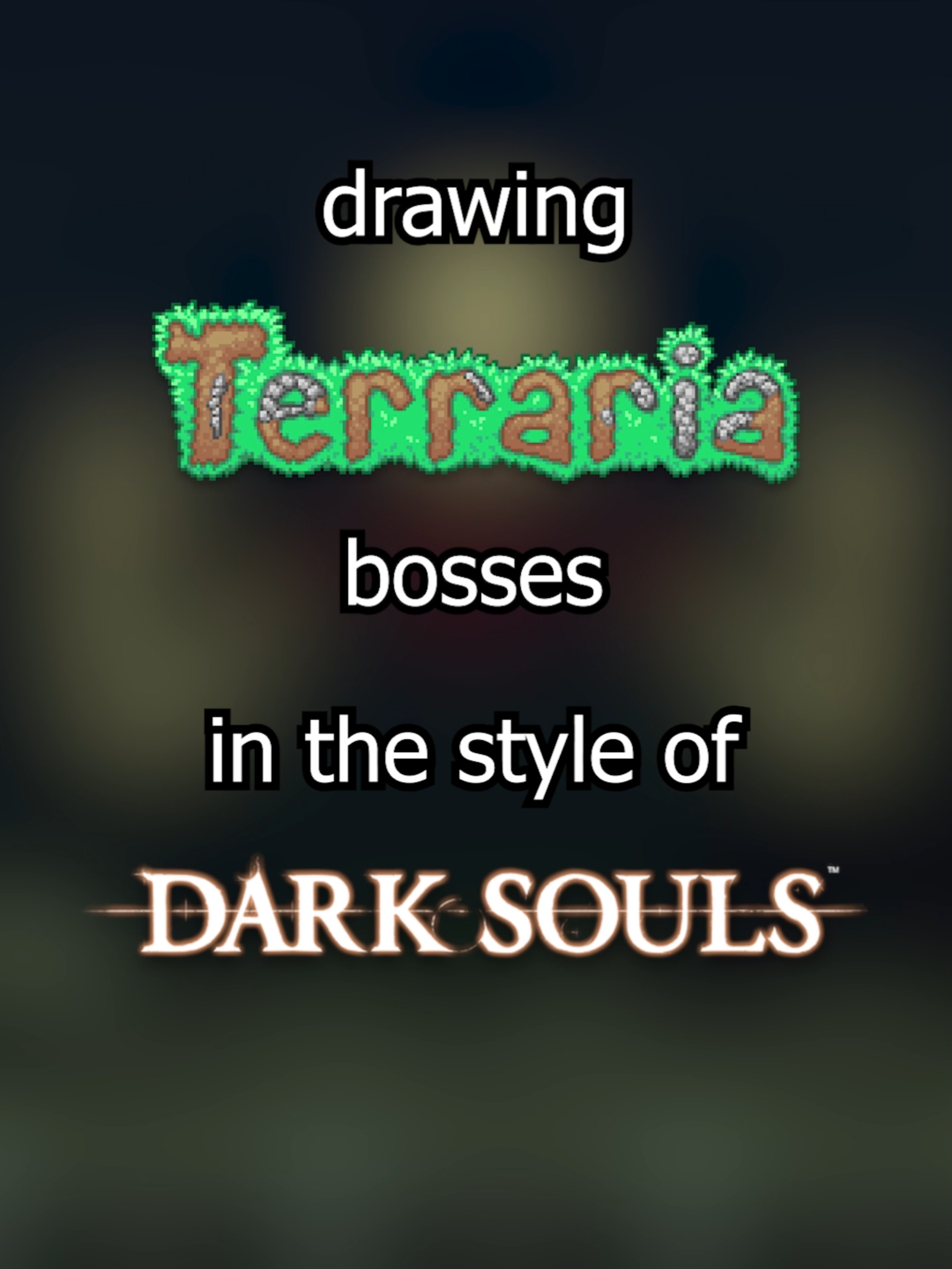 drawing Skeletron as a Dark Souls boss #drawing #digitalart #terraria #darksouls #eldenring #bloodborne #fromsoftware