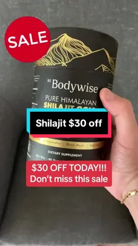 Grab now for $30 OFF! This stuff is the truth! So many health benefits. Grab it now while it’s still at a low price.  #shilajit #flashsale #shilajitresin 