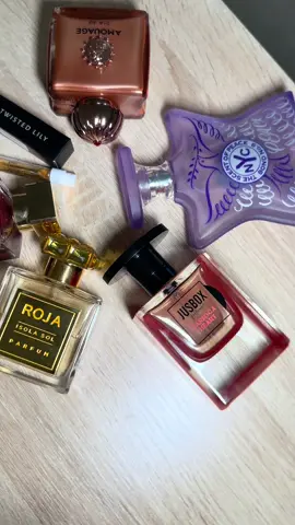 Fragrances I Wore This Week: August 2024 Week 3  @MFK Paris Grand Soir and Gentle Fluidity Gold  @AMOUAGE Love Delight and Dia 40 @BondNo9 The Scent Of Peace For Her  #jusboxperfumes #cariocaheart #perfumetiktok 