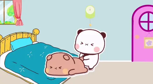 Gọi Bubu dậy rất khó 😄 #bubududu #布布一二 #couple #xh #fyb 