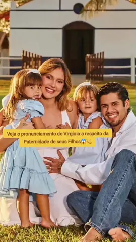 Virgínia se pronunciou a respeito sobre a paternidade de seus filhos!💪👶 #Virginia #RespeitoAcimaDeTudo #Família 