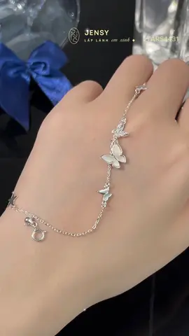 Lắc tay bạc xinh iuu cho các nàng #lactaybac#lactay #vongtay#vongtaybac #trangsuc #quatang #JENSY