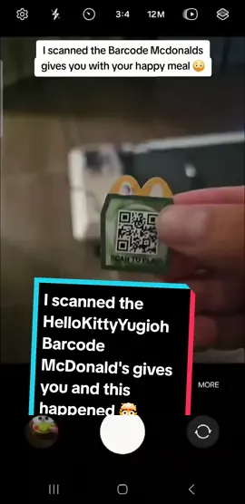 #CapCut #mcdonalds #mcdonaldshappymeal #hellokitty #hellokittyyugiohmcdonalds #yugioh Wow so McDonald's is promoting both Hello Kitty and Yugioh, Yugioh was my favorite cartoon growing up. They give you this barcode when you get a happy meal, hmmmm 🤔👀