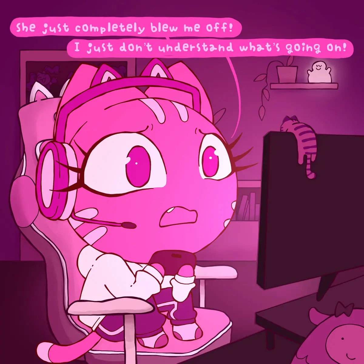 We launched a Patreon! If you enjoy Cat Bird Dog and want to support an independent animation studio, please consider joining one of our tiers. We have oodles of fun stuff planned and we would love to hear YOUR feedback!🫵 Thank you to everyone who is already a supporter, it means we can keep bringing you the very best content! Check out the LinkTree in our bio to see our Patreon PLUS our website, other social media links and fun projects we’ve worked on in the past. We post every Tuesday and Thursday with further twists in the ‘tail’ coming soon! If you didn’t know we (EggBug) are a creative studio. We have some great animation work on our profile (if you haven’t seen already) PLUS lots of fun, funky and fresh stuff coming to you soon! Check out our LinkTree so we can show you what we got 🫵😳 #EggBug #WebComic #Comic #ComicSeries #Art #GirlCrush #CatBirdDog #IndependentArtist #Webseries #Anthro