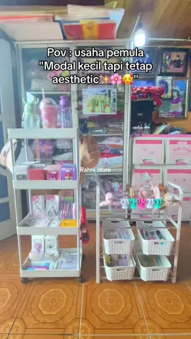 BELI GAK 🫵🏻😭 secantik ini cuman 60rb an, krn modal nya masih minim jadi harus puter otak biar barang yg masih muegiel ini tetap rapi dan cantik kita pakek lah rak serba guna ini bagus banget woyy 🫶🥰❤️‍🔥 #warung #usahapemula #genz 