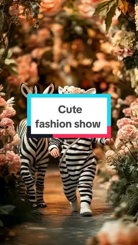 Very cute baby animal fashion show🫠🥰 They are so sweet and adorable🥰 I really like this trend. #fashion #fashionshow #BabyFashionShow #baby #animals #ai #aigenerated 
