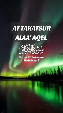 102 QS. AT TAKATSUR 🔊 ALAA' AQEL #surahattakasur #attakatsur  #takathur #takatsur #alaaaqel #coran #quran #alquran #quran_alkarim #tilawat #murottalquran #beautifulquranrecitation  #merdu #rost #islam #muslim #deen #benaziz #سورة_التكاثر #قران #قران_كريم #القران #القران_الكريم #القران_الكريم_راحه_نفسية😍🕋 #الحمد_الله #ماشاءالله #استغفرالله #سبحان_الله #ارح_سمعك_بالقران #راحه_نفسيه_القرآن_الكريم #تلاوة_خاشعة #اللهم #لا_اله_الا_الله  #اللهم_صلي_على_نبينا_محمد #بسم_الله_الرحمن_الرحيم 