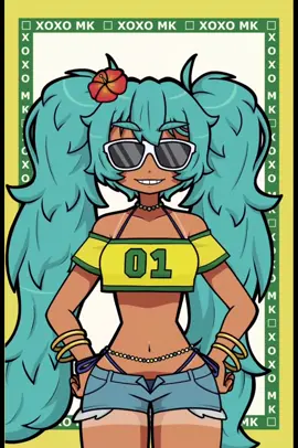 BRAZILIAN MIKU 🇧🇷😎💚  Sorry I couldn't find better quality sound, this is just something quick I wanted to do :3 INFO: SONG: TACA A XERECA PRA MIM  the song/music video is defiantly 18+ so beware when looking for it. Brazilian Miku designed by @ ErinArtista and @ thecat_mitsu on TWITTER  #animation #trend #art #hatsunemiku #brazilian #brazil🇧🇷 #miku #brazilianmiku #animationmeme 