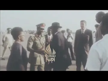 Lagos, January 1970: President Sangoule Lamizana of Upper Volta (present day Burkino Faso) makes a stopover visit to  Nigeria en route to Cameroun. He was received by Nigeria's Military ruler General Yakubu Gowon. The two leaders held a 40-minute talk before President Lamiza jetted out. #fyp #History #kenyantiktok #ugandatiktok #tanzaniatiktok #nigeria #burkinatiktok🇧🇫 #zambiantiktok🇿🇲 #mozambique #congolaise🇨🇩 #africa #surualifupi 