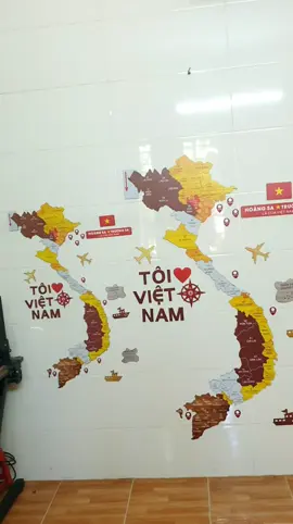 BẢN ĐỒ GỖ VIÊT NAM IN ĐẦU BIỂN SỐ 63 TỈNH THÀNH.#thienduongtranhviet #bandogovietnam #bando63tinhthanh 