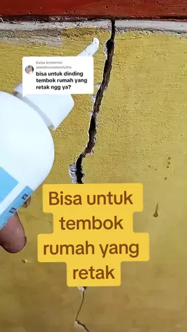 Membalas @ummihusnamaulytha Bisa untuk tembok rumah yang retak #tilewaterproof #pengisicelahkeramik #dempuldinding #wibgajian 