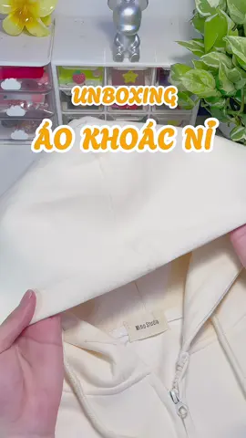 Giờ sắm áo khoác nỉ là vừa rồi mấy ní ơi #aokhoac #aokhoacni #aokhoachoodie #unboxing #viral #trending #fypシ 