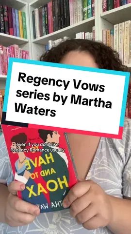 Looking for a romcom that’s actually laugh out loud funny? Look no further than Martha Water’s Regency Vows series✨ . #marthawaters #bookrec #regencyromance #tohaveandtohoax #BookTok #romcom #comedy #laughoutloud #audiobooks #romancereader #fivestars #atriabooks 