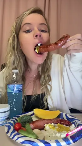 #eatlunchwithme #tiffanyplate  #mustard #applesausage #veggieswithmustard #asmr #crunchy #crunchylunch #healthyrecipes #healthylifestyle #chickensausage #applechickensausage #mukbang #electrolytes #pov #lunchchat  #cottagecheese #healthygirlfall #blueraspberryelectrolytes  #lunch #chickenapplesausagewithmustard #pregnancy #pregnanttiktok   Search Amazon for Blue Raspberry Electrolytes for this drink 💙 (linked in my storefront too to make it easier to find)