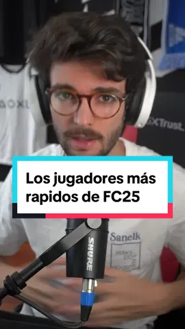 Los jugadores más rápidos de #FC25 #Gamingentiktok 