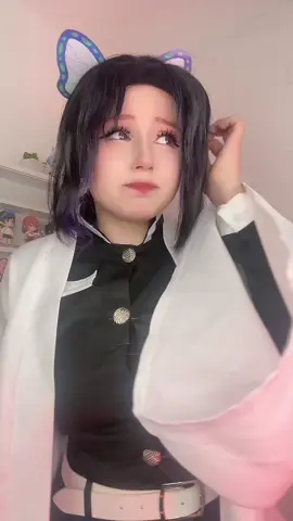 i had to ..the song is stuck in my head 😾 #demonslayer #shinobukocho #shinobucosplay #demonslayercosplay 