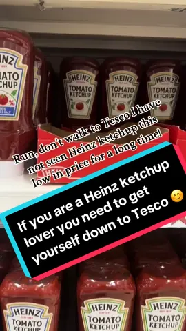 Run, dont walk to Tesco. I can’t remember the last time I saw @Heinz UK ketchup this low in price 🔥  #mamabearandcoadventures #gillmorefamily #tesco #heinz #clubcardprice #rundontwalk #stockup #icantastethedifference #everylittlehelps #lowprice #redsauce #ketchup @Tesco 