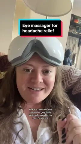 Def gonna regret that later lol but at least when my next tension headache, sinus ache, or migraine strikes i will have my @RENPHO eye massager to help! #migrainerelief #headacherelief #eyemassager #migraines 