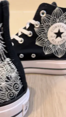 Mandala 🌼 #vincasso8d #art #sewing #embroidery #converse #fashion #handmade #DIY #commission #CapCut #custom #satisfying  