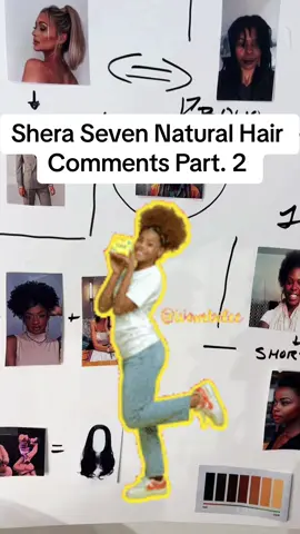 Shera Seven Natural Hair Comments Part. 2  #sheraseven #naturalhair #wigs #BlackTikTok #blackgirls #black #dating 